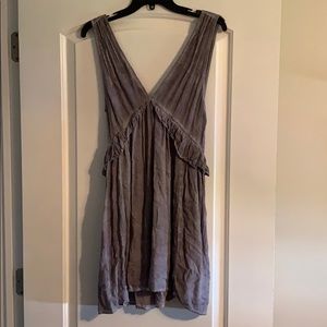 purple beach cover up